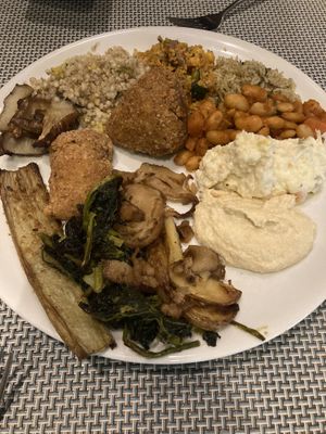 Buffet  at 100% Bio in Rome