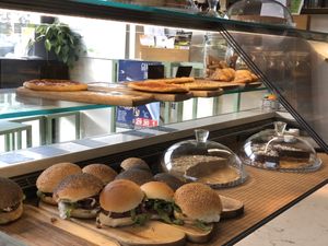 Burgers available too at 100% Bio in Rome