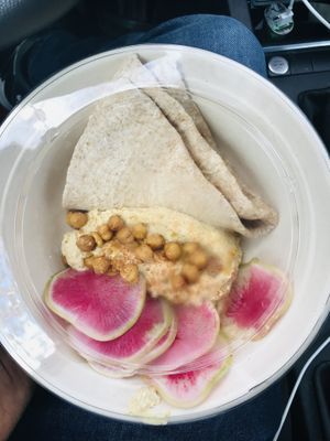 My favorite snack 😉 at Life Alive Organic Cafe in Lowell