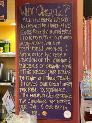   at Life Alive Organic Cafe in Lowell