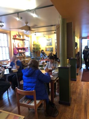 Interior at Life Alive Organic Cafe in Lowell