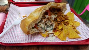 Kebab vegan  at Las Vegans in Paris