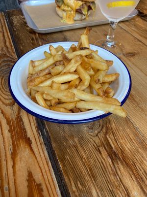 Chips at BrewDog in Glasgow