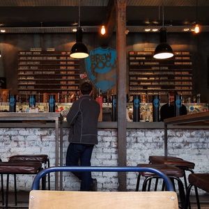 Interior at BrewDog in Glasgow