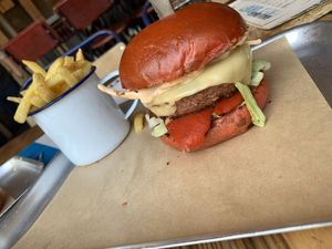 Beyond meat burger 🍔  at BrewDog in Glasgow