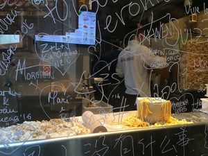 View from outside  at Dal Moro's Fresh Pasta To Go in Venice