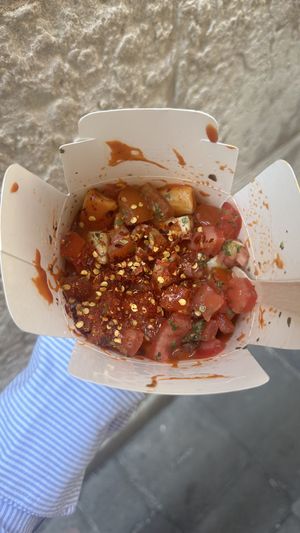 Arrabiata (yum!)  at Dal Moro's Fresh Pasta To Go in Venice