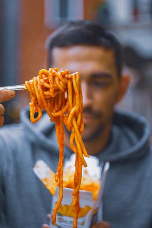 Vegan NAPOLETANA sauce in Venice at Dal Moro's Fresh Pasta To Go in Venice