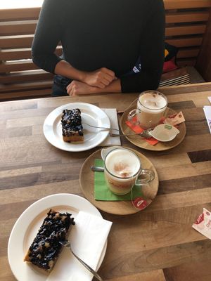 Blueberry cake  at Biochi in Schladming