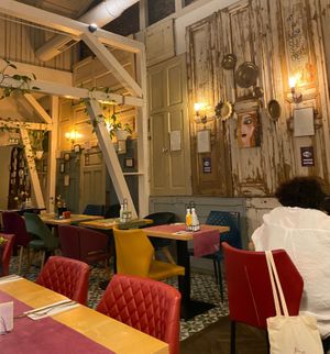 Upstairs interior.  at Aubergine in Bucharest