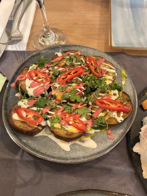 Aubergine rings   at Aubergine in Bucharest