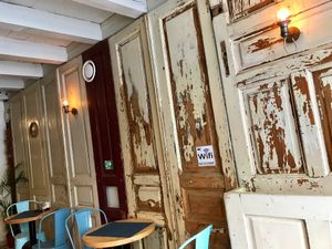 doors (interior design) at Aubergine in Bucharest