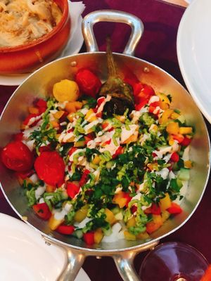 vegan happy pot!  at Aubergine in Bucharest