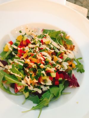 vegan shaorma  at Aubergine in Bucharest