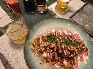 מנה טעימה מאוד at Aubergine in Bucharest