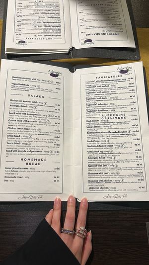   at Aubergine in Bucharest