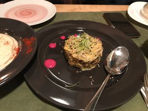 Eggplant  at Aubergine in Bucharest