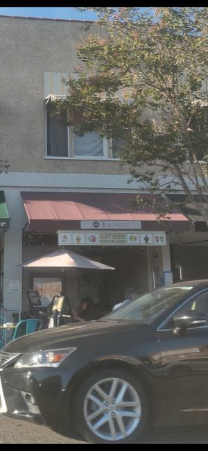 Outside at Yoga-urt in Glendale