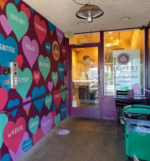 entrance at Yoga-urt in Glendale