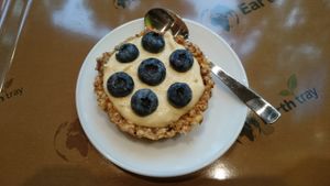 raw vegan tartelette at Granny Smith in Annecy