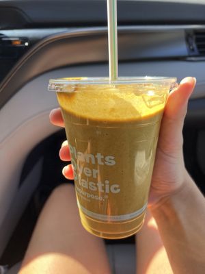 golden spiral smoothie  at Thrive in Boulder