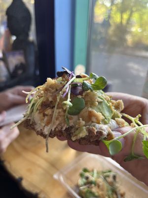 Avocado toast  at Thrive in Boulder