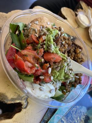 Tacno salad  at Thrive in Boulder