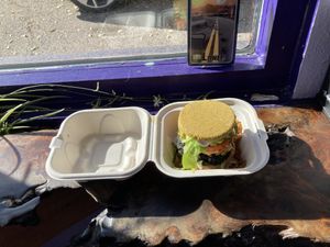 Burger at Thrive in Boulder