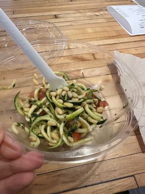 Pesto side salad at Thrive in Boulder