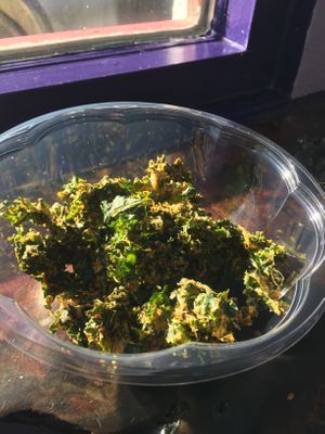 Kale chips at Thrive in Boulder