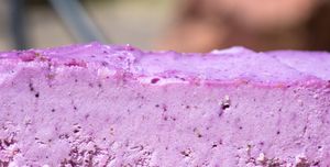 Lavender Raw Vegan Cheesecake at Thrive in Boulder