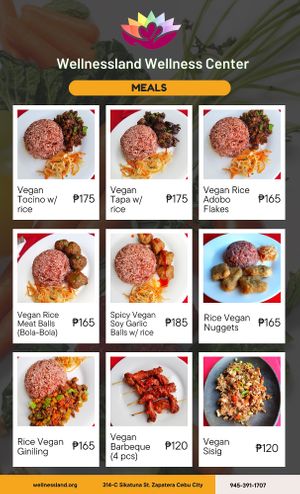  at Wellnessland Vegetarian Cafe in Cebu