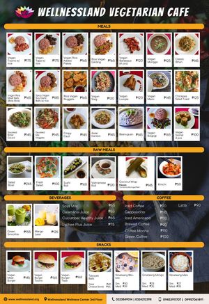  at Wellnessland Vegetarian Cafe in Cebu