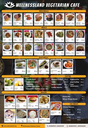  at Wellnessland Vegetarian Cafe in Cebu