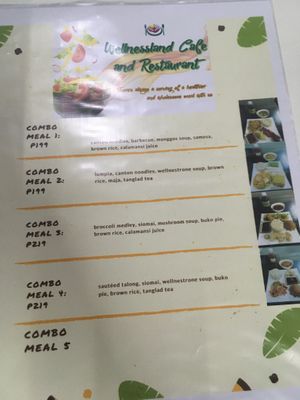 combo meals!!! at Wellnessland Vegetarian Cafe in Cebu