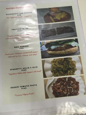 western dishes at Wellnessland Vegetarian Cafe in Cebu