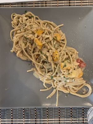 Pasta with ginger lime sauce. Too good for words to describe!   at Ma va' in Rome