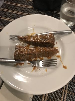 Apple cake to share  at Ma va' in Rome