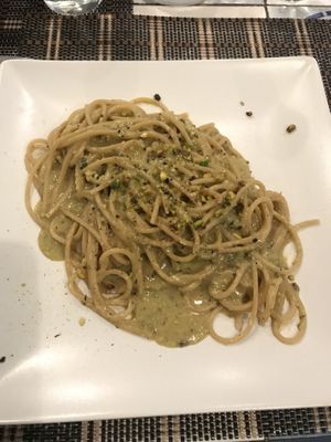 Pistachio pasta   at Ma va' in Rome