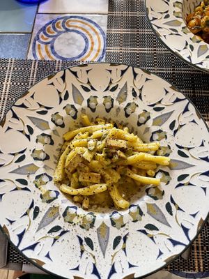 Pasta carbonara   at Ma va' in Rome