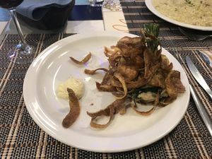 Potato rosti  at Ma va' in Rome