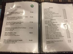 Dessert and Drinks  at Ma va' in Rome