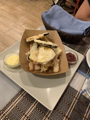 Veggie tempura  at Ma va' in Rome