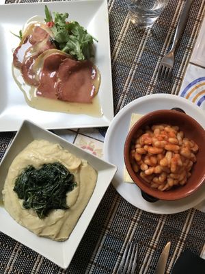 Amazing vegan food  at Ma va' in Rome