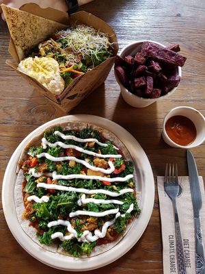 Lunch - all vegan at MANA! - Sheung Wan in Hong Kong Island