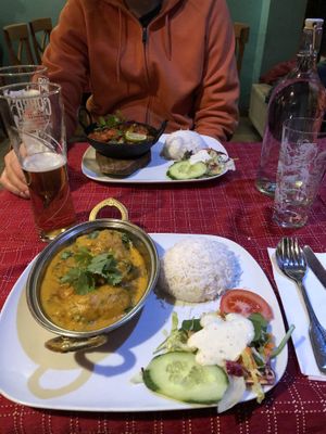 Vegan Karai and Vegan Nowabi Kofta at Holy Cow - Soder in Stockholm