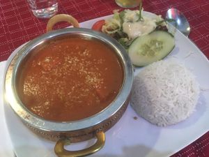 Vegan Tikka masala.  at Holy Cow - Soder in Stockholm