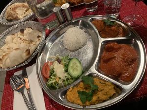 Vegan thali   at Holy Cow - Soder in Stockholm