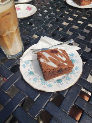 Brownie at Tea Hive in Manchester