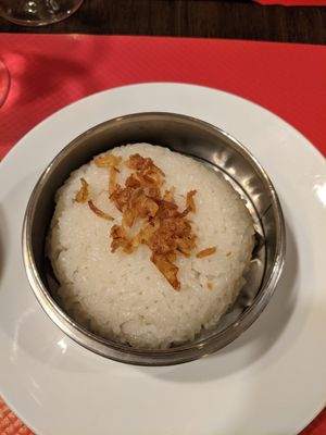 Sticky rice- vegan at La Baie du Dragon in Marseille